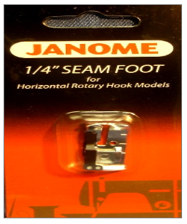 Janome 1/4 Seam Foot (5-7mm, Top Load) - HomeMade