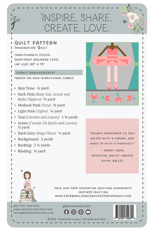 Be A Ballerina Quilt Pattern