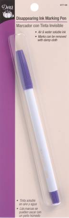 Dritz Dual Purpose Marking Pen, Blue/Purple