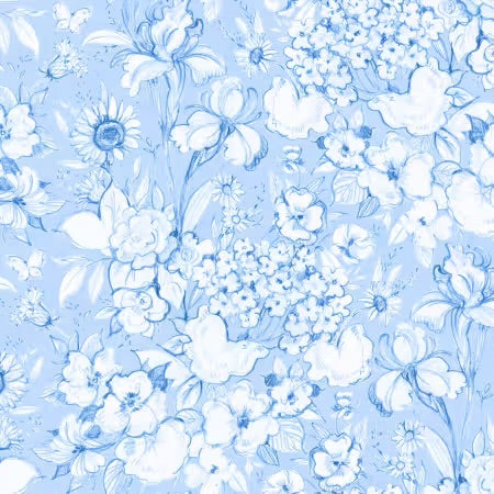 Amalfi Coast Collection - Lt Blue/White 105-003-505