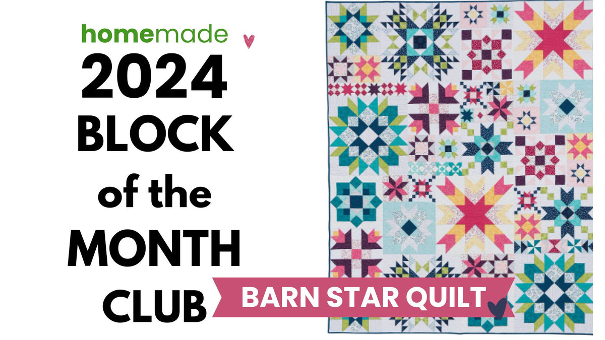 Barn Star Sampler - Block of the Month