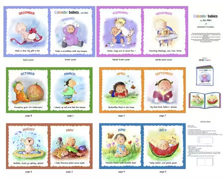 Soft Book Panel - Babies of the Month