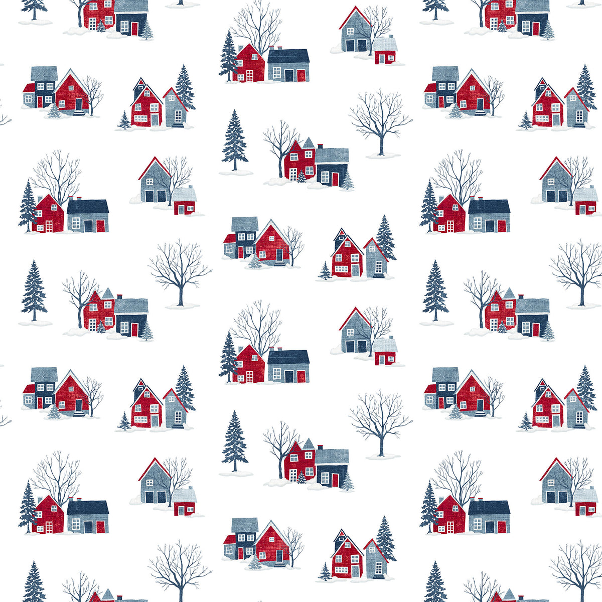 Village Folk - White Small Houses