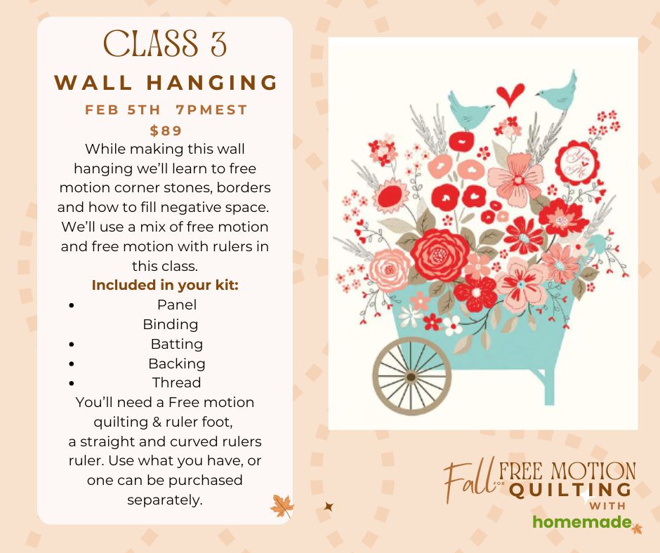 Fall for Free Motion Class 3 - Wall Hanging