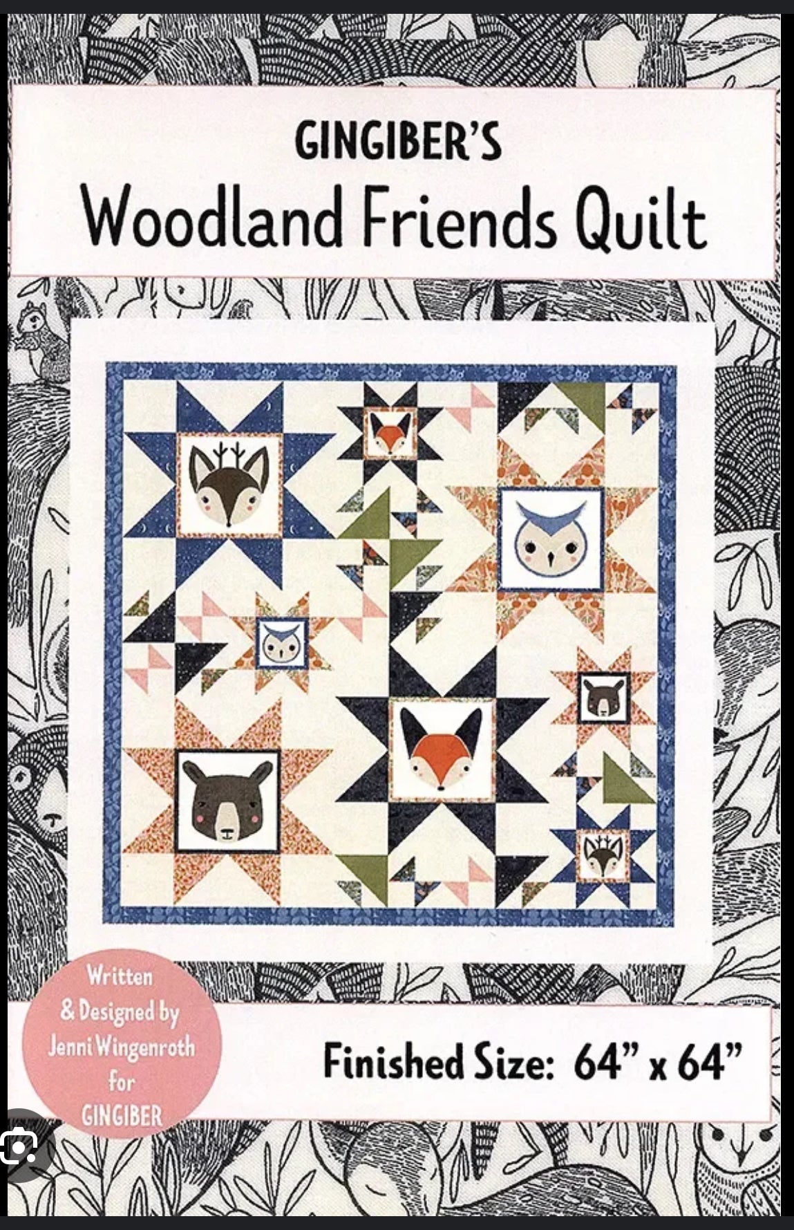 Woodland Wonder - Quilt Kit with Panel