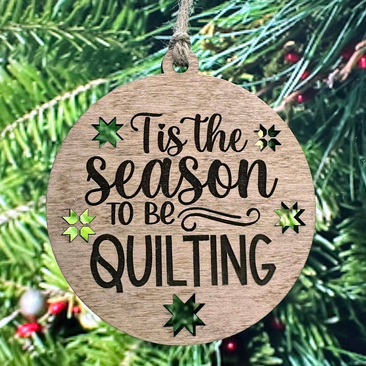 It’s the Season Wooden Ornament