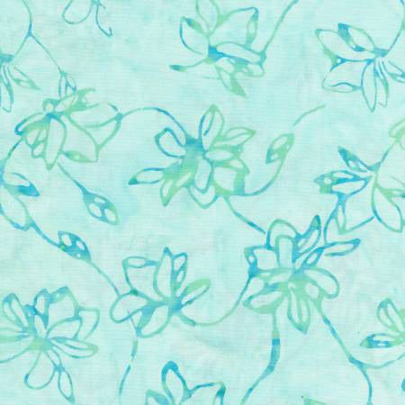 Breeze Baliscapes Batiks - Mint Lotus