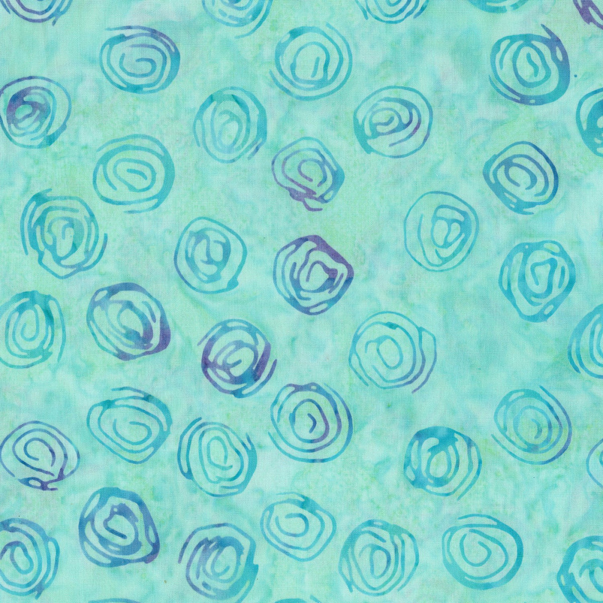 Breeze Baliscapes Batiks - Aqua Scibble Dot