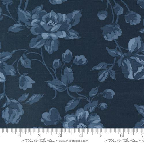 Shoreline - Navy Flowers