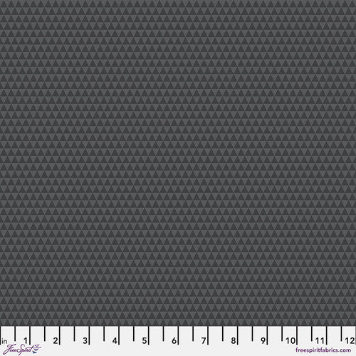 Tula Pink True Colors Graywork - Kinda Shady ~ Carbon