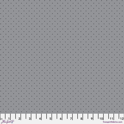Tula Pink True Colors Graywork - Tiny Dots ~ Shadow