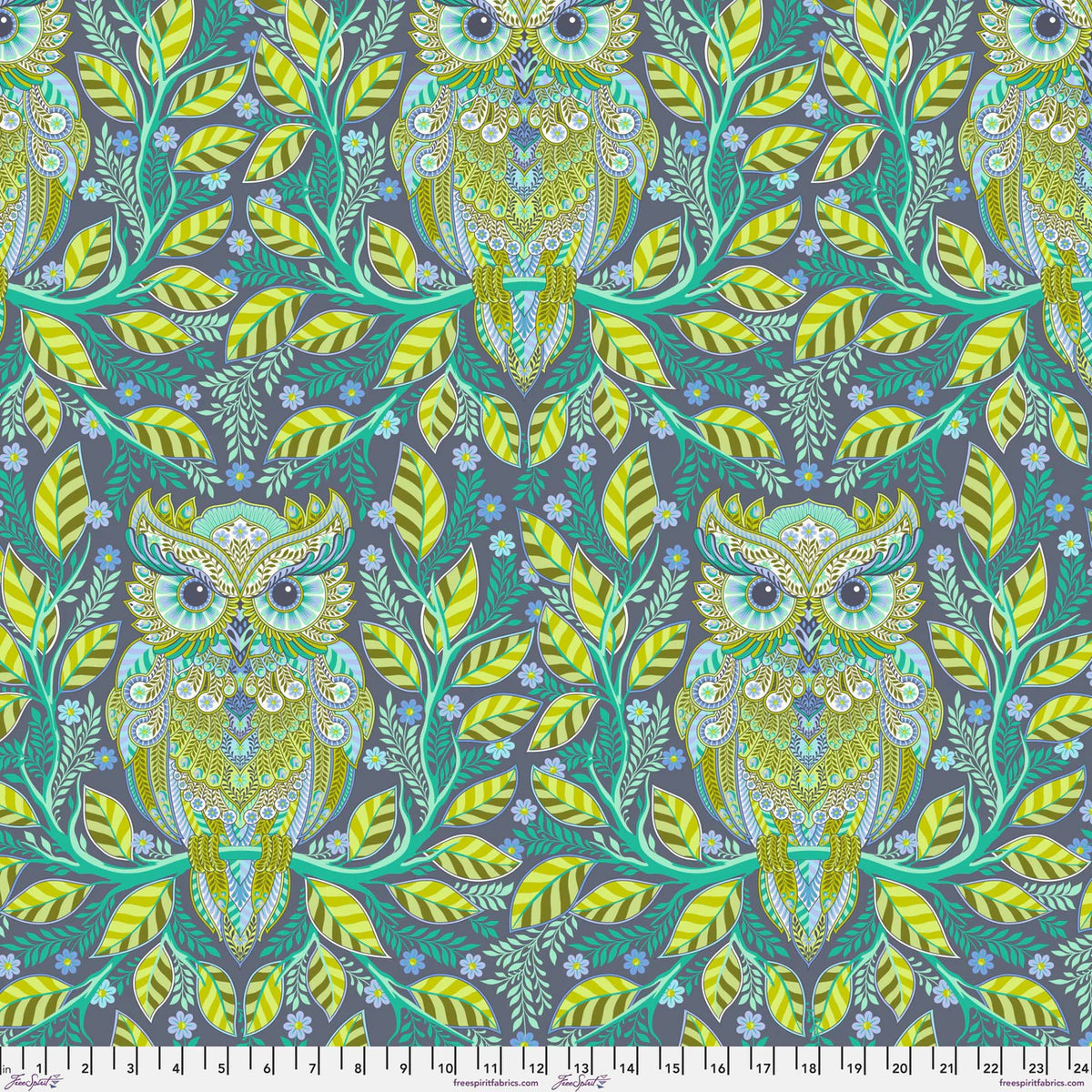 Tula Pink ~ Full Moon Forest II - Hootie Patootie Starlight