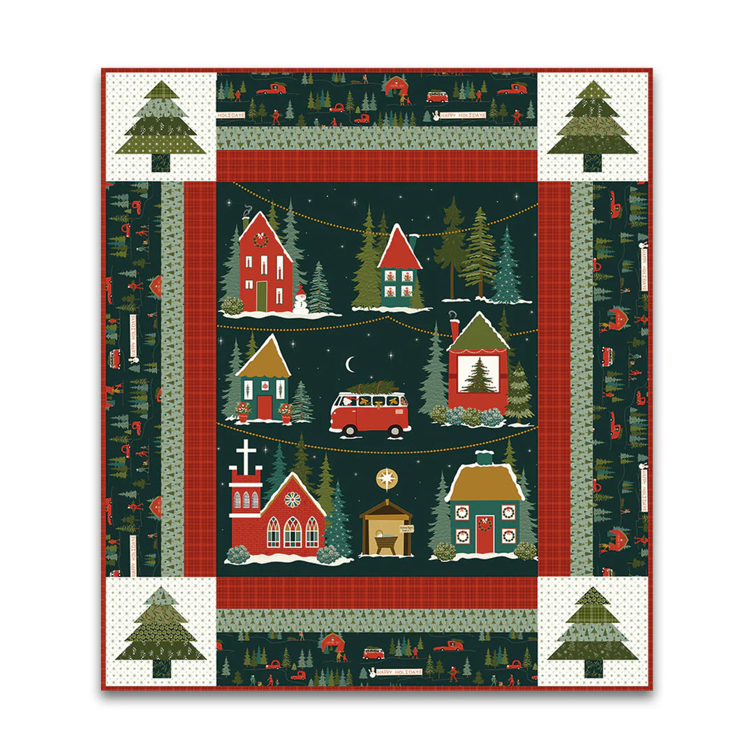 Christmas is in Town - Panel Quilt Kit