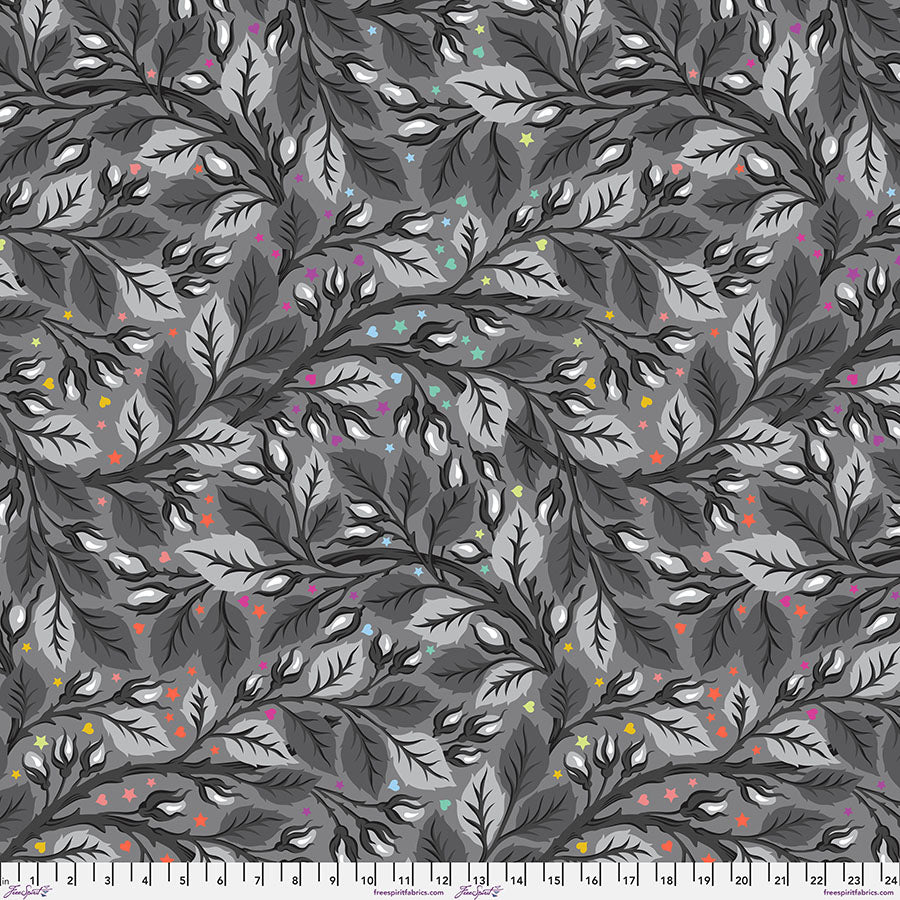 108&quot; Wide ~ Tula Pink Graywork - Nip in the Bud ~ Shadow