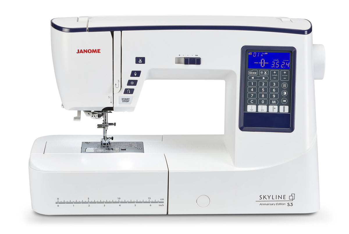 Janome Skyline S3AE Anniversary Edition - with Extra Wide Table