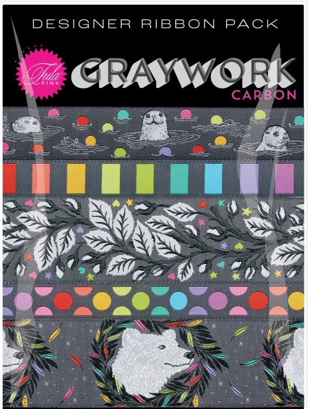 Graywork Designer Pack in Carbon- Tula Pink - Ribbon