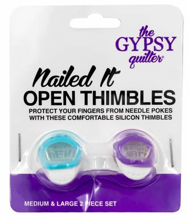 The Gypsy Quilter Nailed It Open Thimble Set