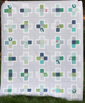 Quilty Love - Plus Squared Quilt Kit ( Baby Size )