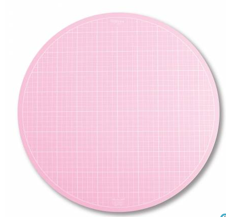 Sue Daley Round Rotating Cutting Mat - 10in Pink