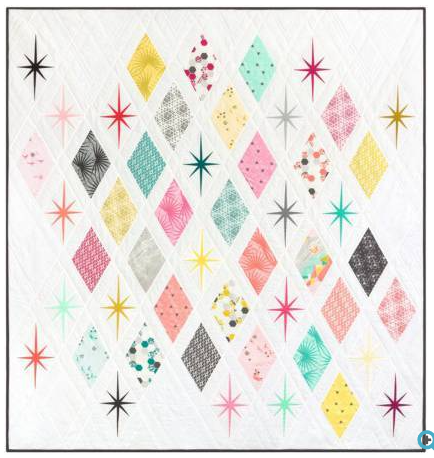 Atomic Starburst Quilt Pattern