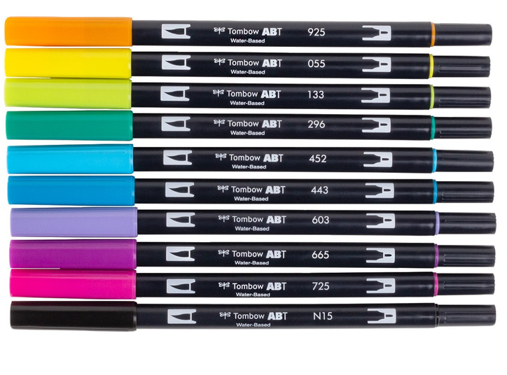 Tombow Dual Brush Pen Set - Eighties (10pk)