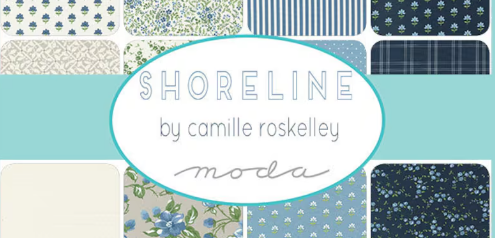 Shoreline - 11 Fat Quarter Bundle (Blues/Beige)