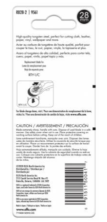 Olfa 28mm Rotary Blade - 2 pack