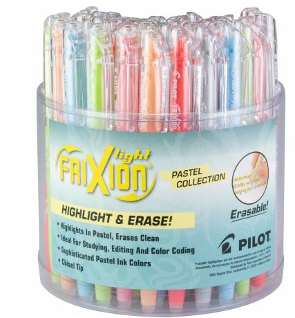 FriXion Light - Assorted Pastel Highlighters