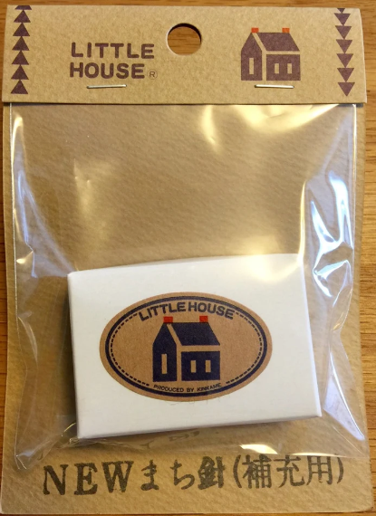 Little House Glass Head Pins