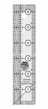 Creative Grids Quilt Ruler 1.5&quot; x 6.5&quot;