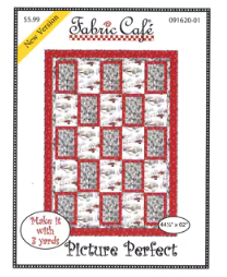 Fabric Cafe - Picture Perfect - 3 Yard Quilt Pattern