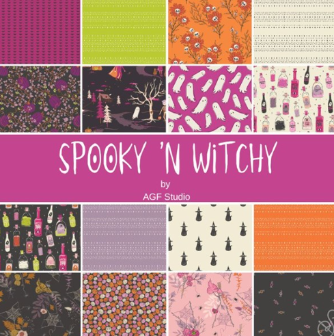 AGF Spooky &amp; Witchy - 8 Fat Quarter Bundle