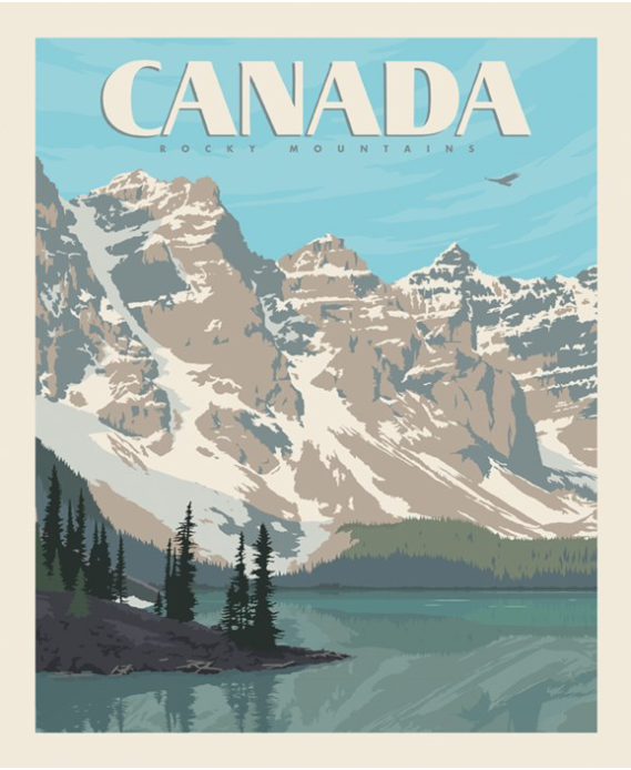 Riley Blake Designs - Canada Rockies (1 Panel)