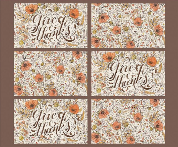 Riley Blake Designs ~ Fall Placemats Panel