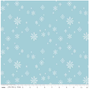 Riley Blake Designs ~ Northern Lights Flannel - Snowy Flakes