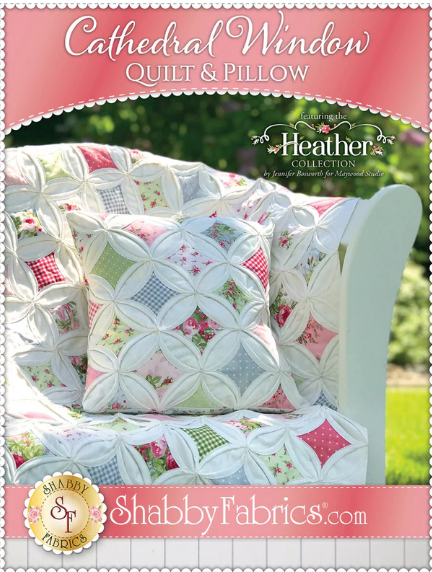 Cathedral Window Quilt &amp; Pillow Pattern