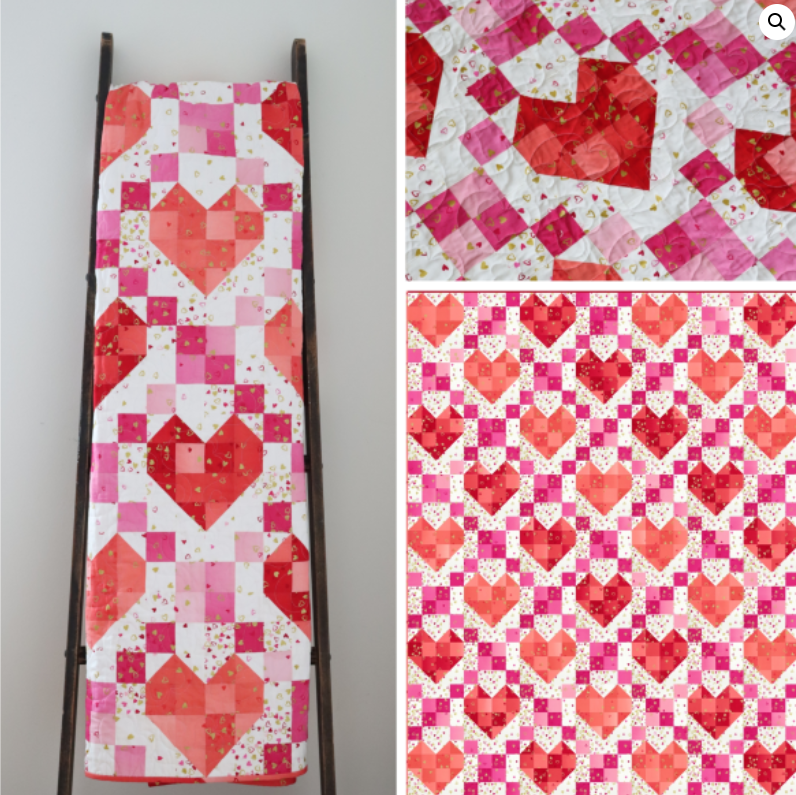 Ombre Heart Strings Quilt Pattern