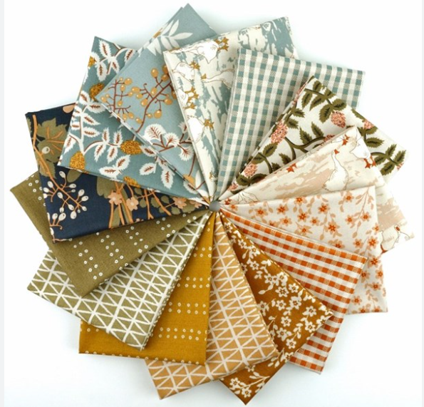 Wild Cottage 1/4 yard bundle - 14pcs