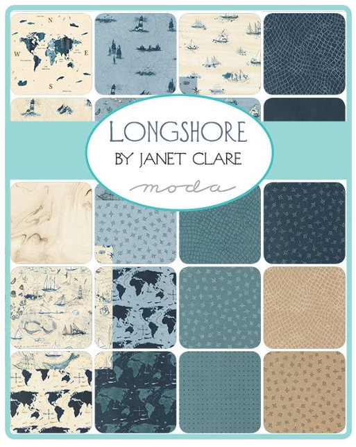 Longshore by Janet Clare - 25 Fat Quarter Bundle