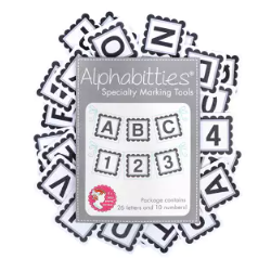 Alphabitties - Labelling Tools in Grey