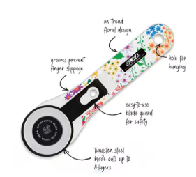 OLFA Printed Handle 45mm Rotary Cutter