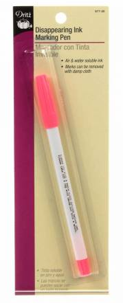 Dritz Disappearing Ink Pen - Pink