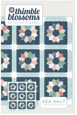 Thimble Blossoms - Sea Salt Pattern