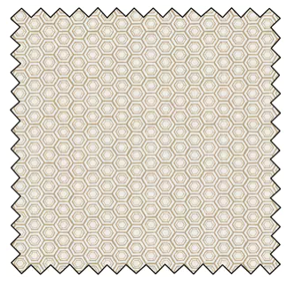 Camelot Fabrics ~ Garden Seeds - Tan Hexies