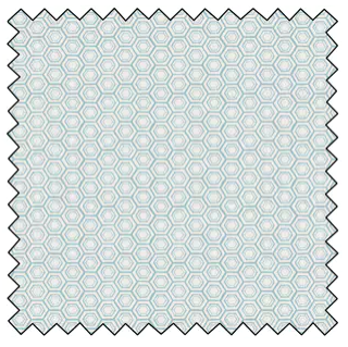 Camelot Fabrics ~ Garden Seeds - Blue Hexies