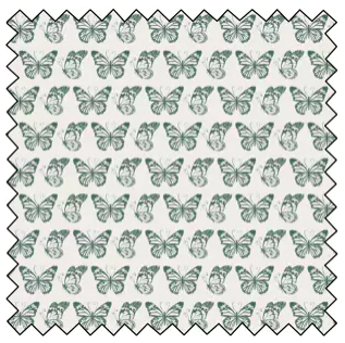 Camelot Fabrics ~ Garden Seeds - Green Butterflies