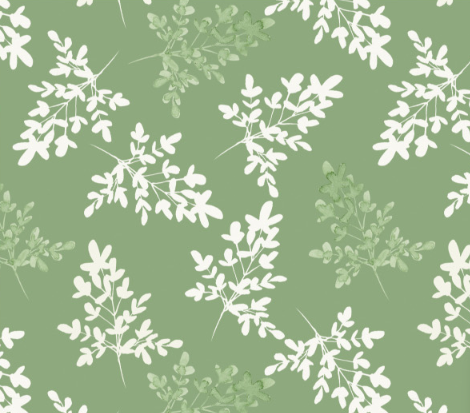 Peace &amp; Wildflowers Fabrics - Green Slip Through Time #3