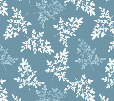 Peace &amp; Wildflowers Fabrics - Blue Slip Through Time #2