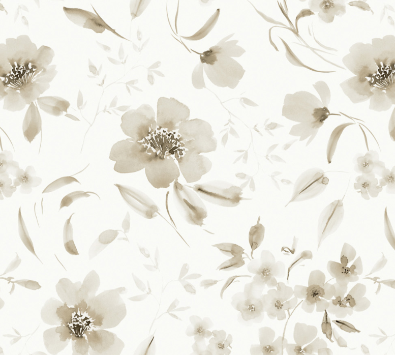 Peace &amp; Wildflowers Fabrics - Beige Sway in the Wing #1