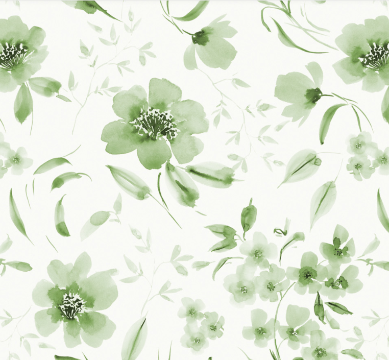 Peace &amp; Wildflowers Fabrics - Green Sway in the Wing #3